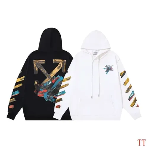 Replica Off-White Hoodies Long Sleeved For Unisex #1396308 $52.00 USD for Wholesale