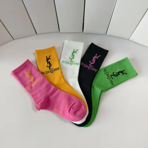 Replica Yves Saint Laurent YSL Socks #1396458 $29.00 USD for Wholesale