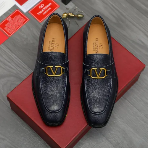 Replica Valentino Leather Shoes For Men #1399066 $85.00 USD for Wholesale