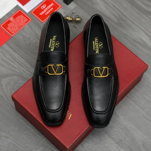 Replica Valentino Leather Shoes For Men #1399068 $85.00 USD for Wholesale