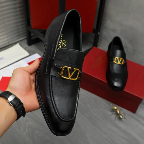 Replica Valentino Leather Shoes For Men #1399069 $85.00 USD for Wholesale