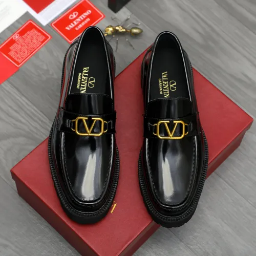 Replica Valentino Leather Shoes For Men #1399070 $85.00 USD for Wholesale