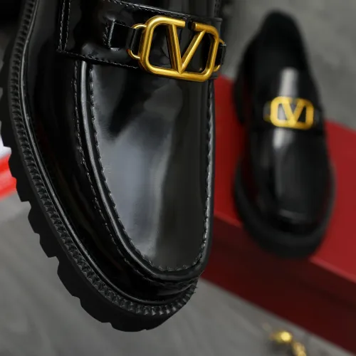 Replica Valentino Leather Shoes For Men #1399070 $85.00 USD for Wholesale