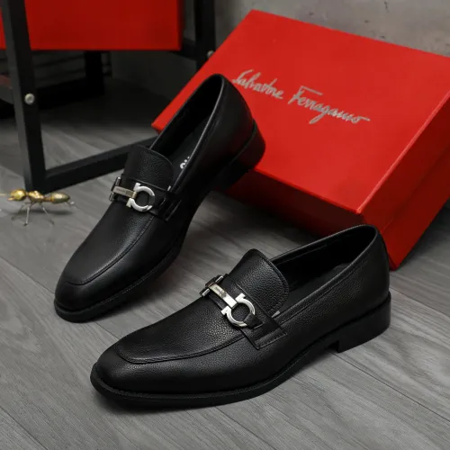 Salvatore Ferragamo Leather Shoes For Men #1399147