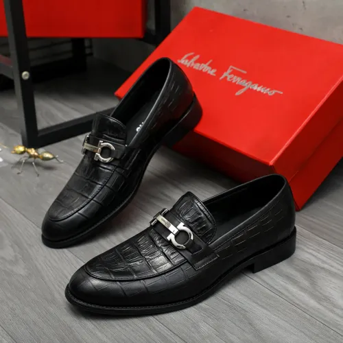 Salvatore Ferragamo Leather Shoes For Men #1399152