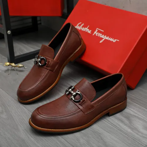 Salvatore Ferragamo Leather Shoes For Men #1399158