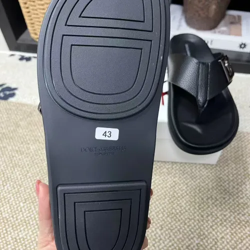 Replica Dolce & Gabbana D&G Slippers For Men #1399460 $60.00 USD for Wholesale