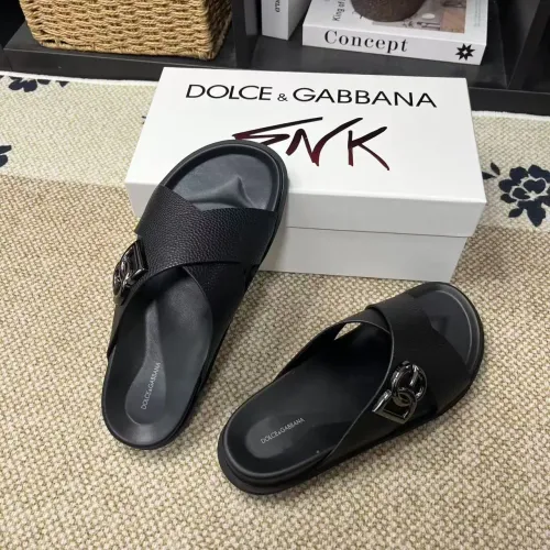 Replica Dolce & Gabbana D&G Slippers For Men #1399475 $60.00 USD for Wholesale