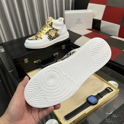 Replica Versace High Tops Shoes For Men #1399592 $82.00 USD for Wholesale