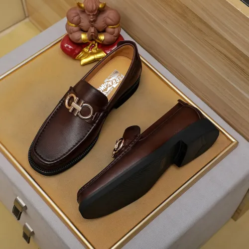 Salvatore Ferragamo Leather Shoes For Men #1399784