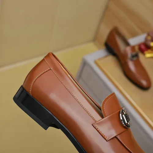 Replica Salvatore Ferragamo Leather Shoes For Men #1399794 $108.00 USD for Wholesale