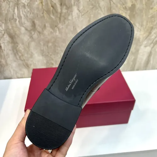 Replica Salvatore Ferragamo Leather Shoes For Men #1399989 $105.00 USD for Wholesale