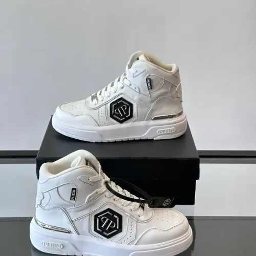 Replica Philipp Plein PP High Tops Shoes For Men #1400020 $150.00 USD for Wholesale