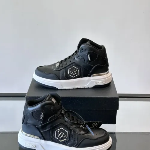 Replica Philipp Plein PP High Tops Shoes For Men #1400021 $150.00 USD for Wholesale