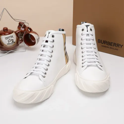 Replica Burberry High Tops Shoes For Men #1400173 $80.00 USD for Wholesale