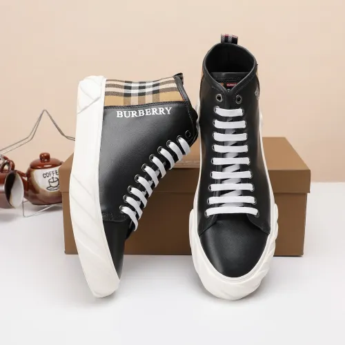 Replica Burberry High Tops Shoes For Men #1400174 $80.00 USD for Wholesale