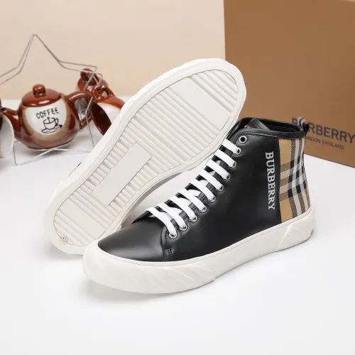 Replica Burberry High Tops Shoes For Men #1400174 $80.00 USD for Wholesale