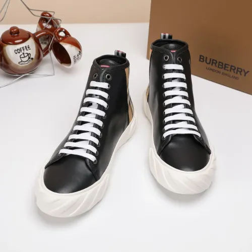 Replica Burberry High Tops Shoes For Men #1400174 $80.00 USD for Wholesale