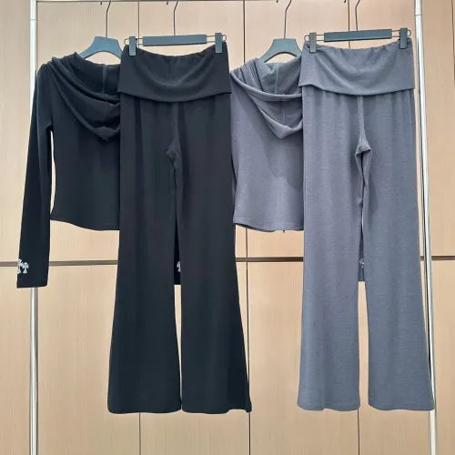 Replica Chrome Hearts Tracksuits Long Sleeved For Women #1400432 $102.00 USD for Wholesale