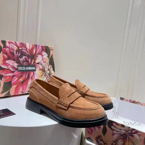 Dolce & Gabbana D&G Leather Shoes For Women #1400757