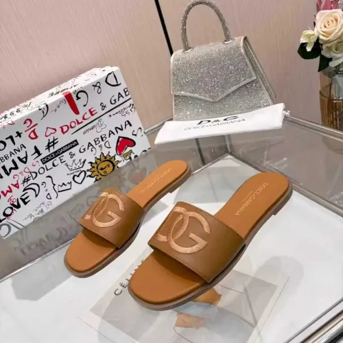 Replica Dolce & Gabbana D&G Slippers For Women #1400792 $82.00 USD for Wholesale