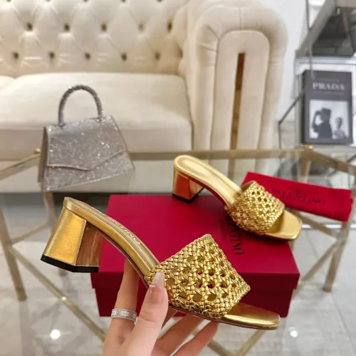 Replica Valentino Slippers For Women #1400853 $85.00 USD for Wholesale