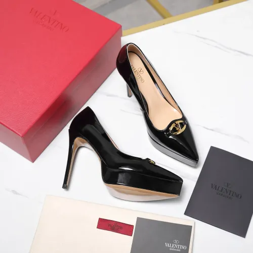 Replica Valentino High-Heeled Shoes For Women #1401130 $125.00 USD for Wholesale