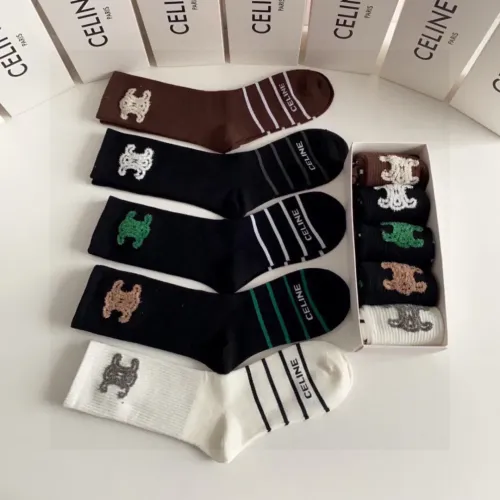 Replica Celine Socks #1401185 $29.00 USD for Wholesale