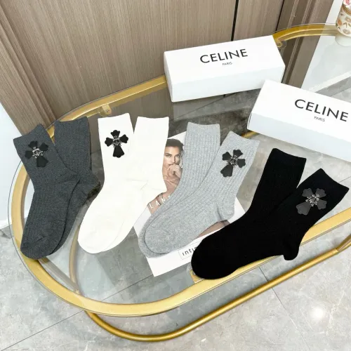 Replica Chrome Hearts Socks #1401477 $34.00 USD for Wholesale