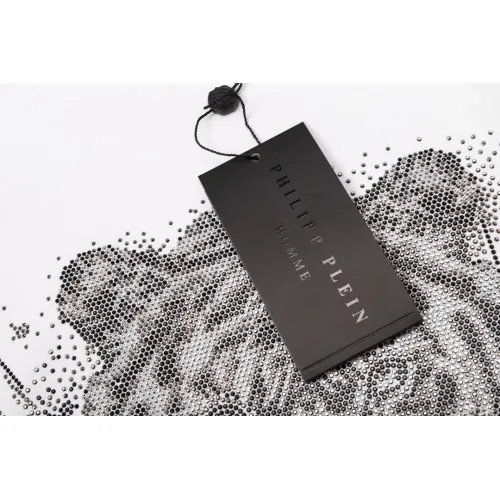 Replica Philipp Plein PP Oversize T-Shirts Short Sleeved For Men #1401948 $29.00 USD for Wholesale