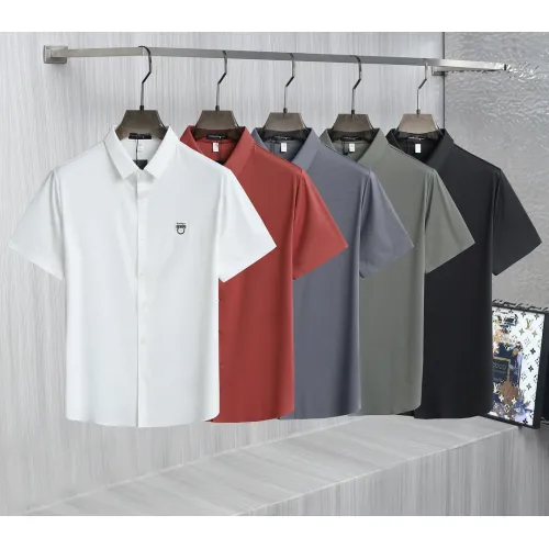 Replica Salvatore Ferragamo Shirts Short Sleeved For Men #1402770 $52.00 USD for Wholesale