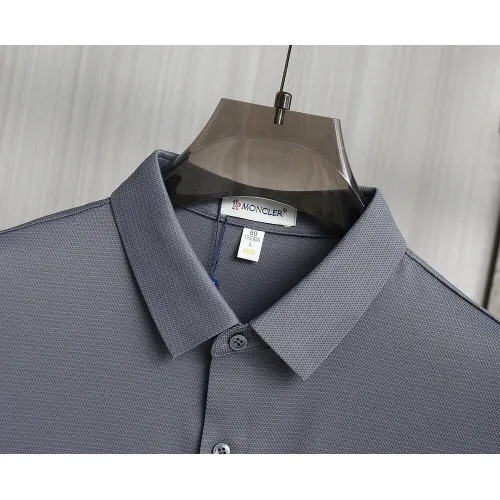 Replica Moncler Shirts Short Sleeved For Men #1402778 $52.00 USD for Wholesale