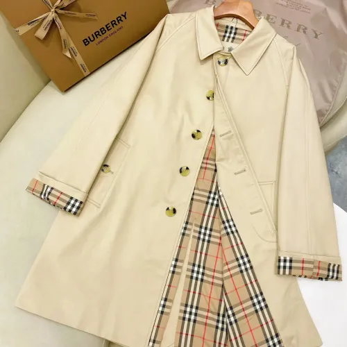 Replica Burberry Trench Coat Long Sleeved For Men #1403301 $202.00 USD for Wholesale