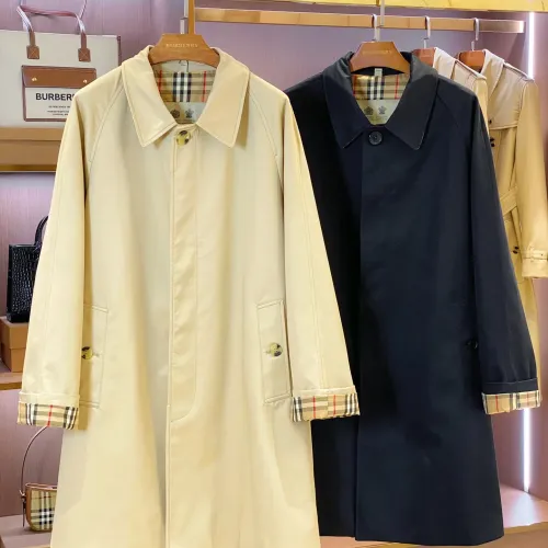 Replica Burberry Trench Coat Long Sleeved For Men #1403301 $202.00 USD for Wholesale