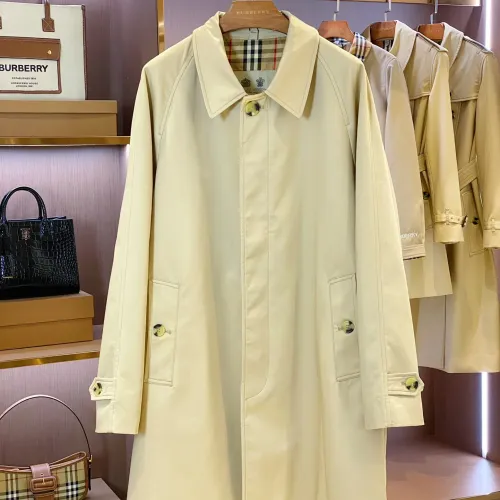 Replica Burberry Trench Coat Long Sleeved For Men #1403301 $202.00 USD for Wholesale