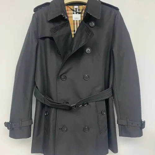 Replica Burberry Trench Coat Long Sleeved For Men #1403323 $205.00 USD for Wholesale