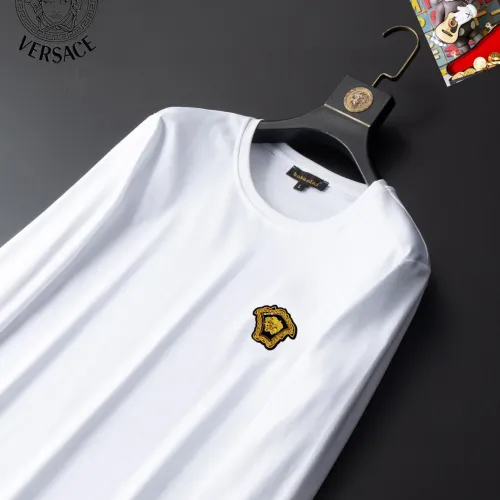 Replica Versace T-Shirts Long Sleeved For Unisex #1403432 $34.00 USD for Wholesale