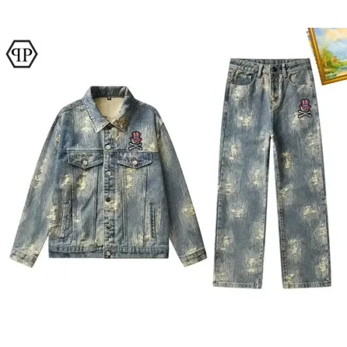 Philipp Plein PP Tracksuits Long Sleeved For Men #1403864