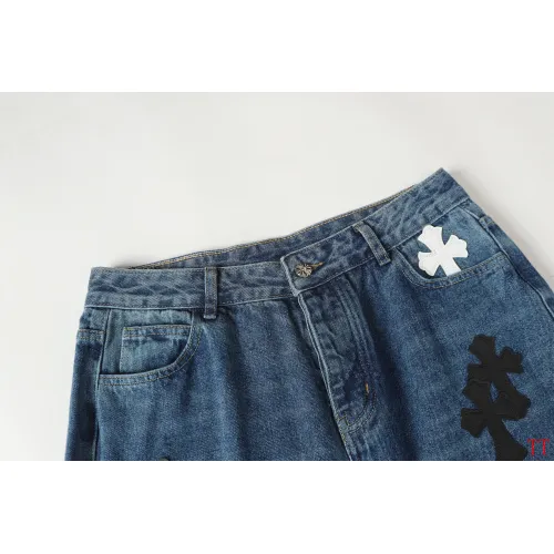 Replica Chrome Hearts Jeans For Men #1404165 $60.00 USD for Wholesale