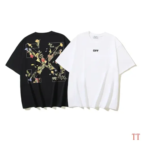Replica Off-White T-Shirts Short Sleeved For Unisex #1404519 $29.00 USD for Wholesale