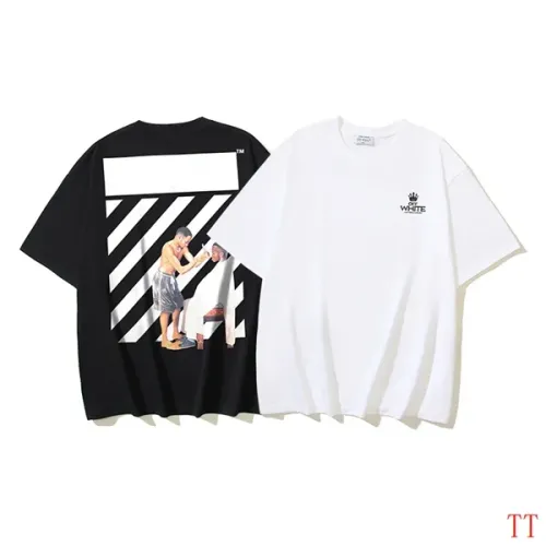 Replica Off-White T-Shirts Short Sleeved For Unisex #1404550 $29.00 USD for Wholesale