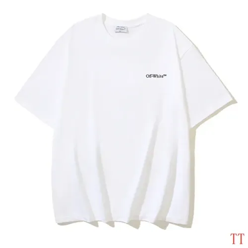 Replica Off-White T-Shirts Short Sleeved For Unisex #1404551 $29.00 USD for Wholesale