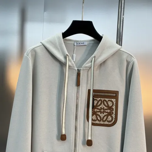 Replica LOEWE Hoodies Long Sleeved For Men #1405123 $96.00 USD for Wholesale