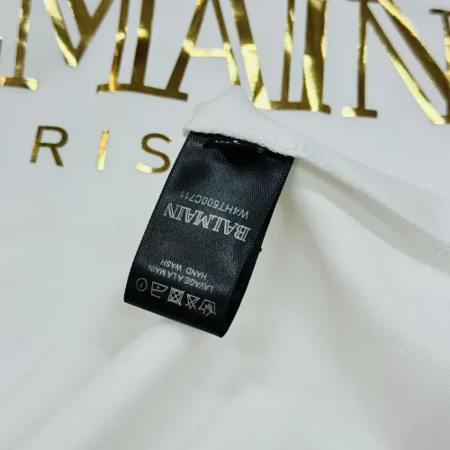 Replica Balmain T-Shirts Short Sleeved For Men #1405234 $76.00 USD for Wholesale