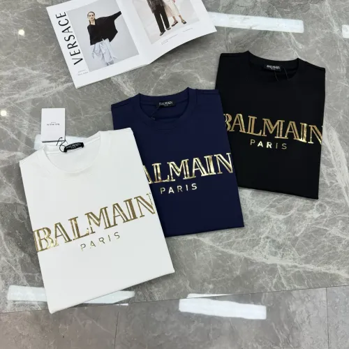 Replica Balmain T-Shirts Short Sleeved For Men #1405234 $76.00 USD for Wholesale