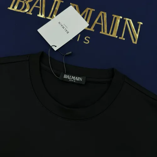 Replica Balmain T-Shirts Short Sleeved For Men #1405236 $76.00 USD for Wholesale