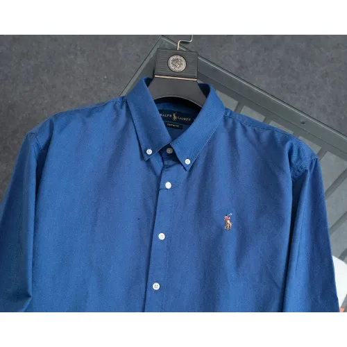 Replica Ralph Lauren Polo Shirts Long Sleeved For Men #1405845 $40.00 USD for Wholesale