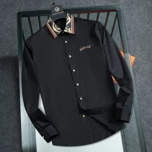 Versace Shirts Long Sleeved For Men #1405856