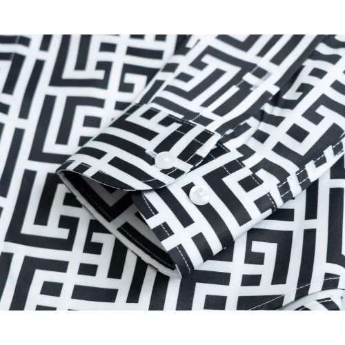 Replica Balmain Shirts Long Sleeved For Men #1405861 $38.00 USD for Wholesale