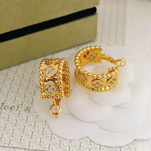 Replica Van Cleef & Arpels Earrings For Women #1406133 $29.00 USD for Wholesale